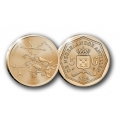 5 Gulden abs 2024 Curaçao & St. Maarten Afscheid gulden in munthouder KNM 5 Gulden abs 2024 Curaçao & St. Maarten Afscheid gulden in munthouder KNM